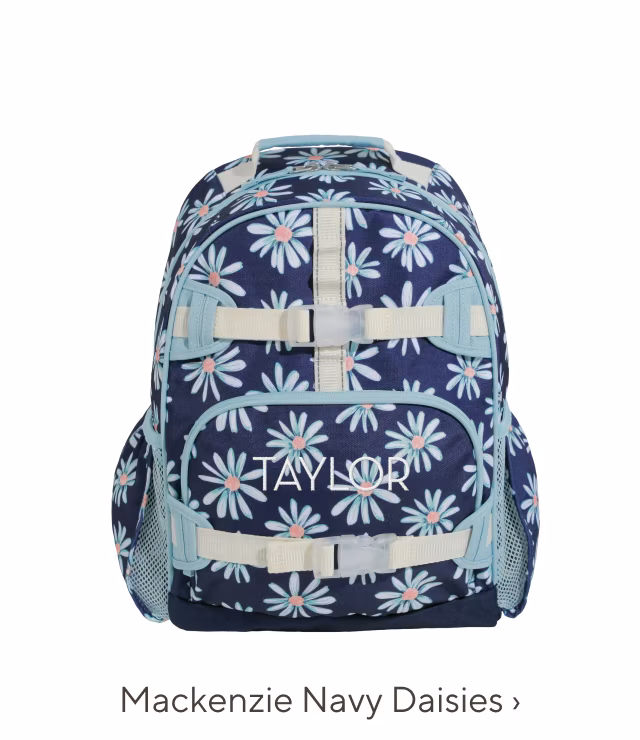 mackenzie navy daisies