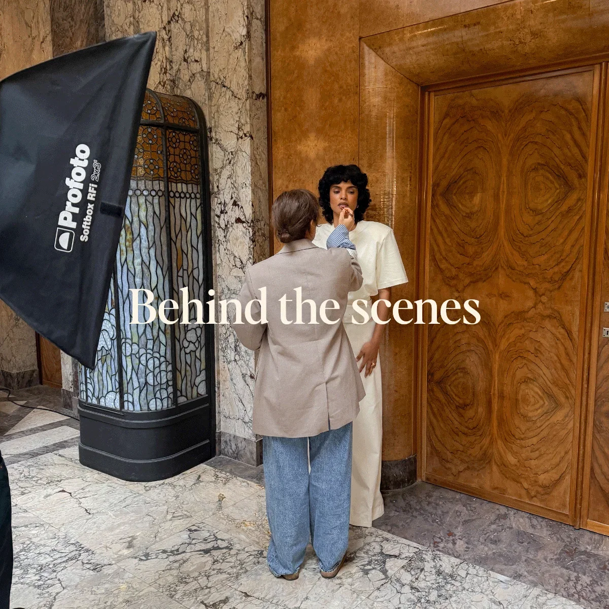 Behind the scenes