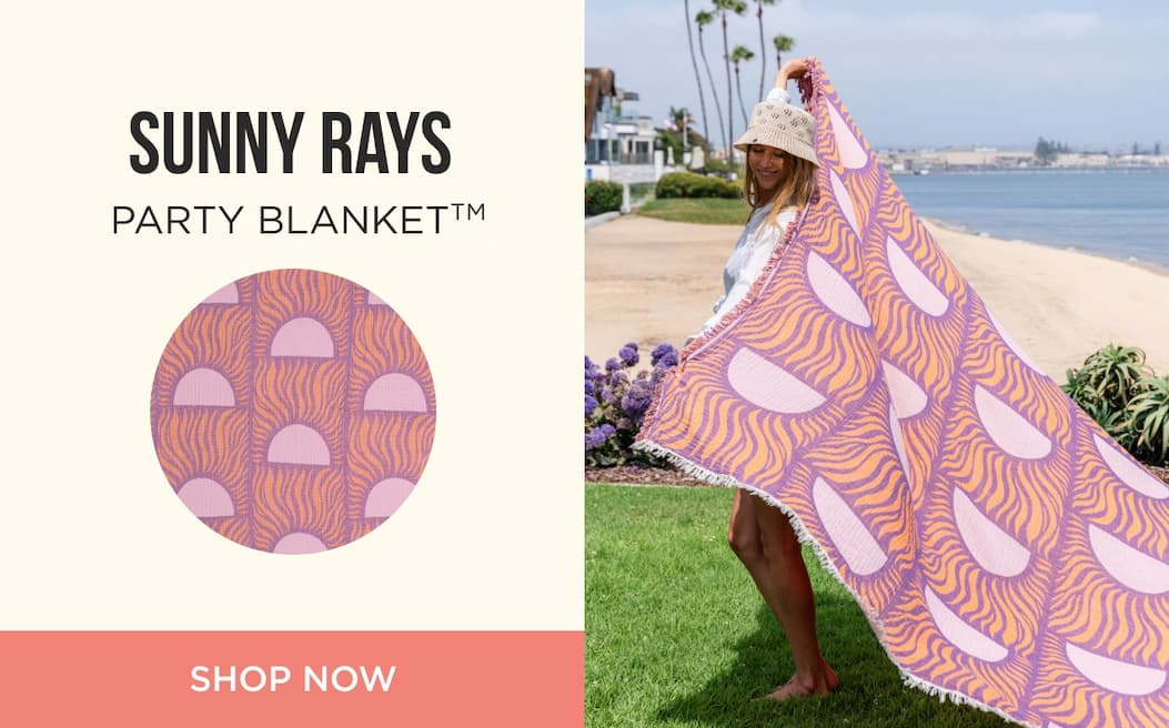 Sunny Rays Party Blanket Shop Now