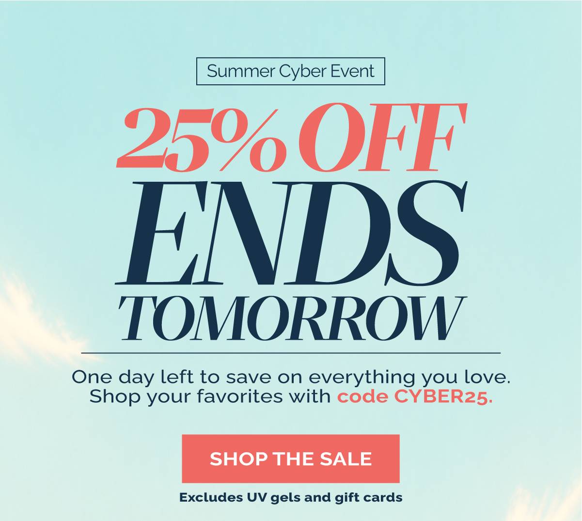 Get 25% Off Sitewide with code CYBER25