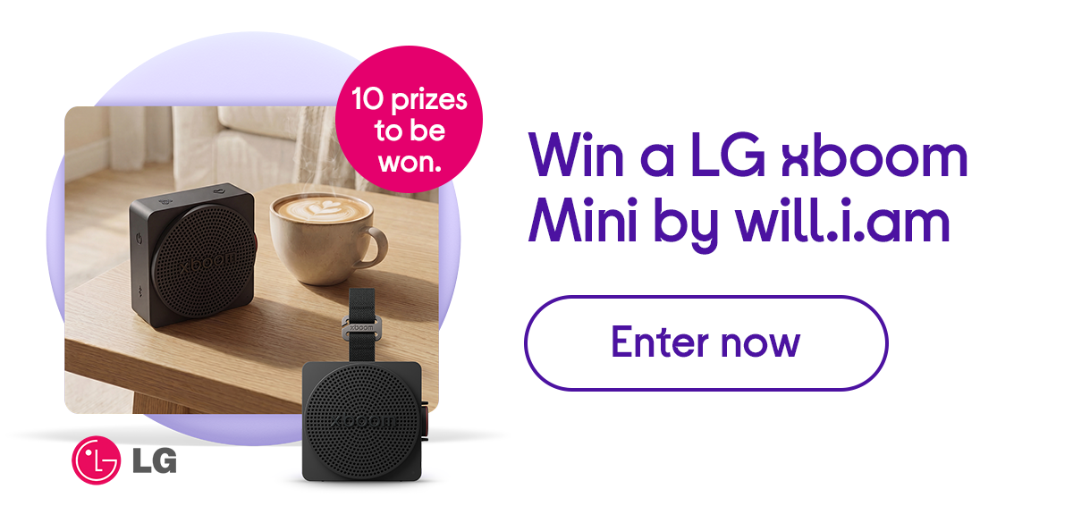 Win an LG xboom Mini by will.i.am 