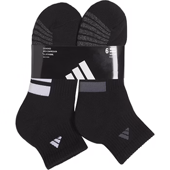 adidas Men's Quarter Sock, 6-pair