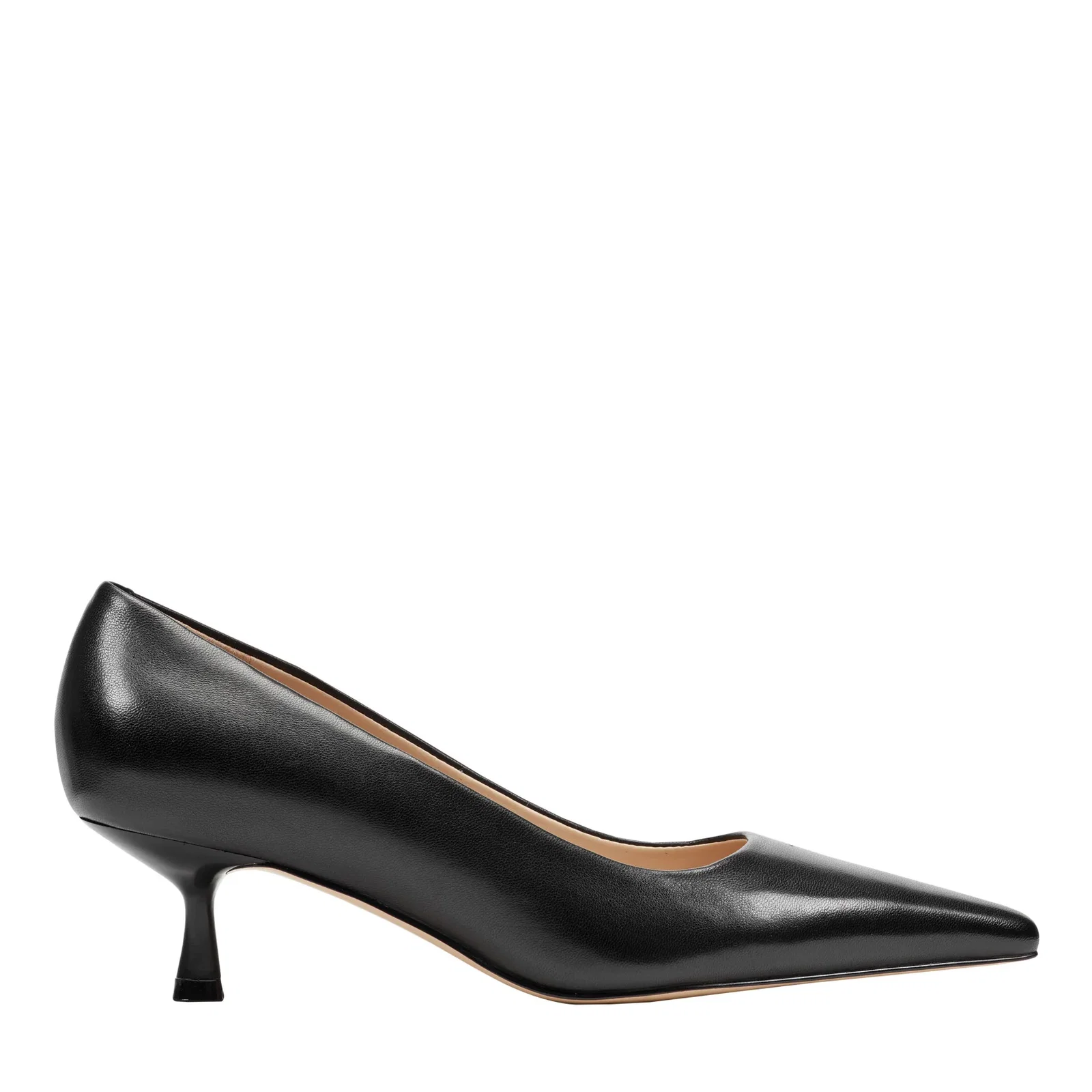 Image of Calynna Leather Kitten Heel Pump