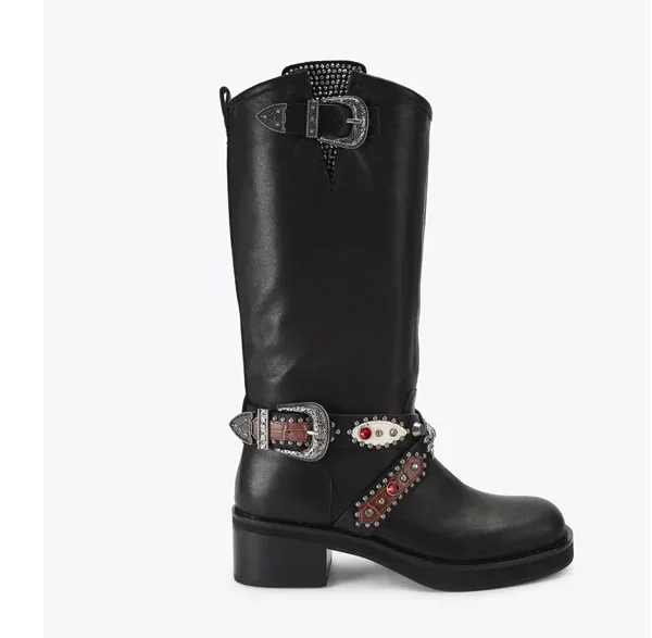 Western Biker Boot