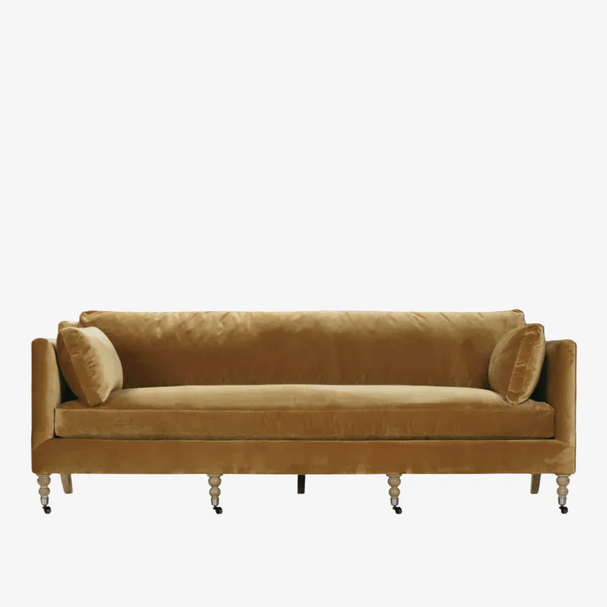 Image of Madeline Velvet Sofa (90") - Quick Ship