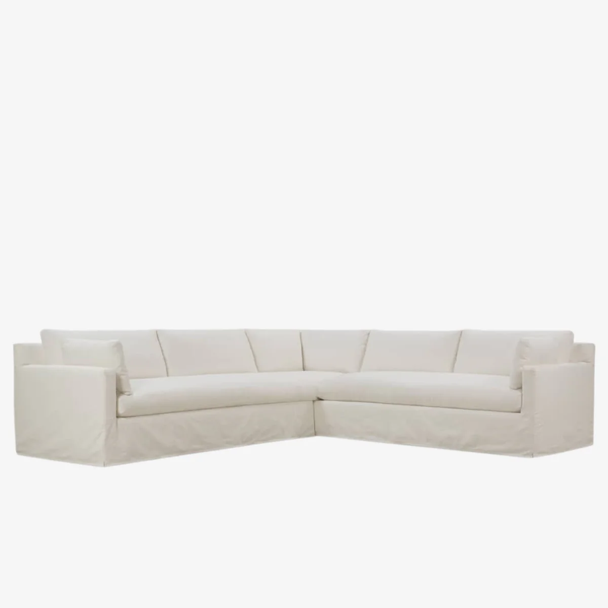 Image of Sylvie Slipcover Sectional (123")