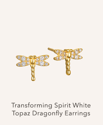 Transforming Spirit Dragonfly Earrings