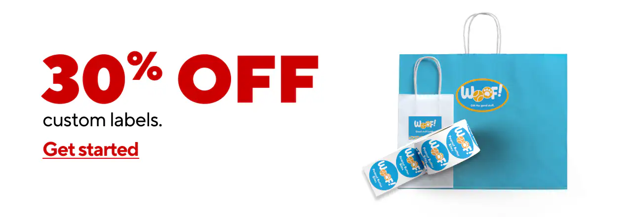 30% off Name Labels