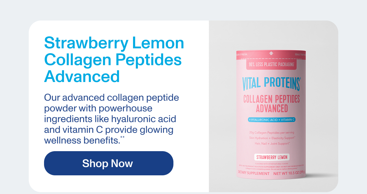 Strawberry Lemon Collagen Peptides Advanced