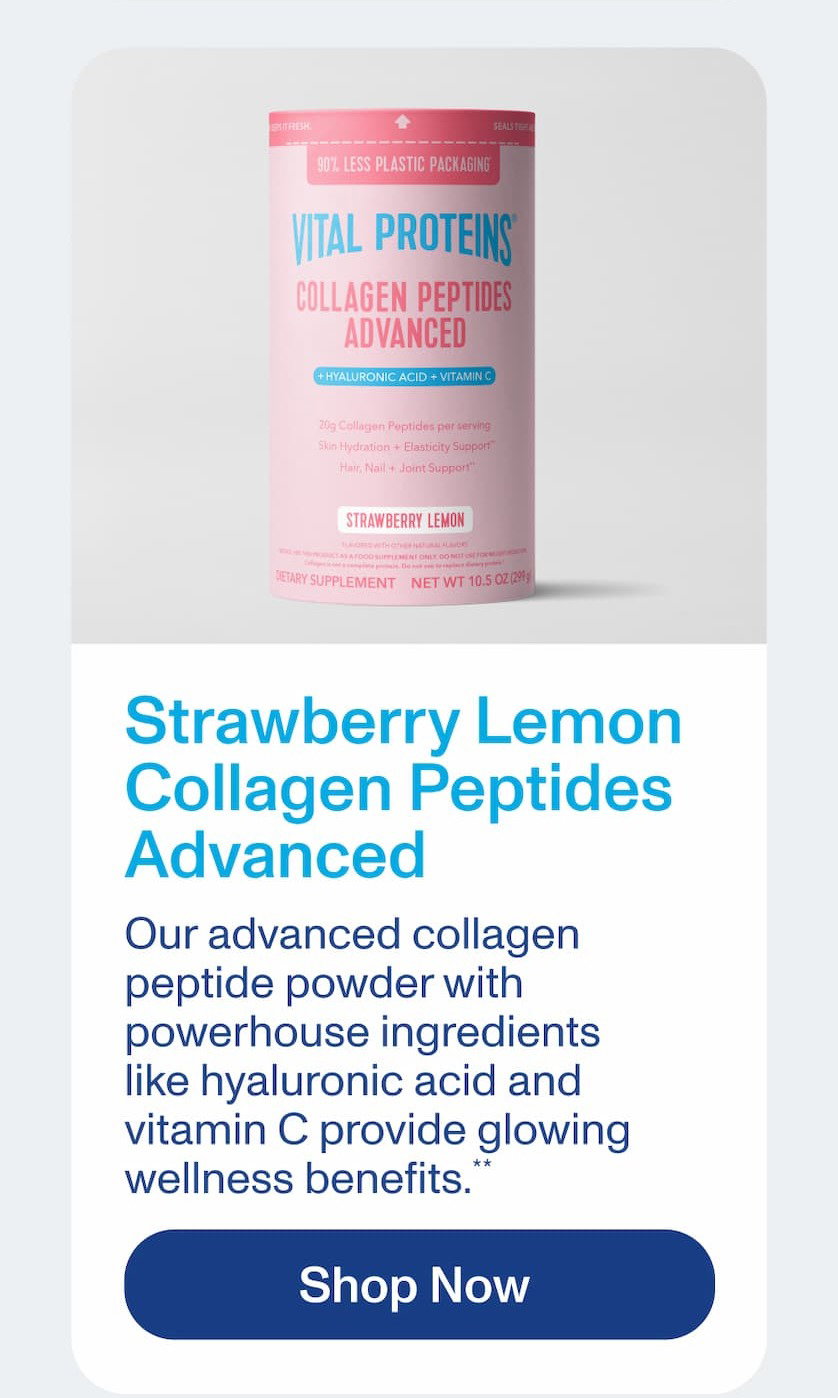 Strawberry Lemon Collagen Peptides Advanced