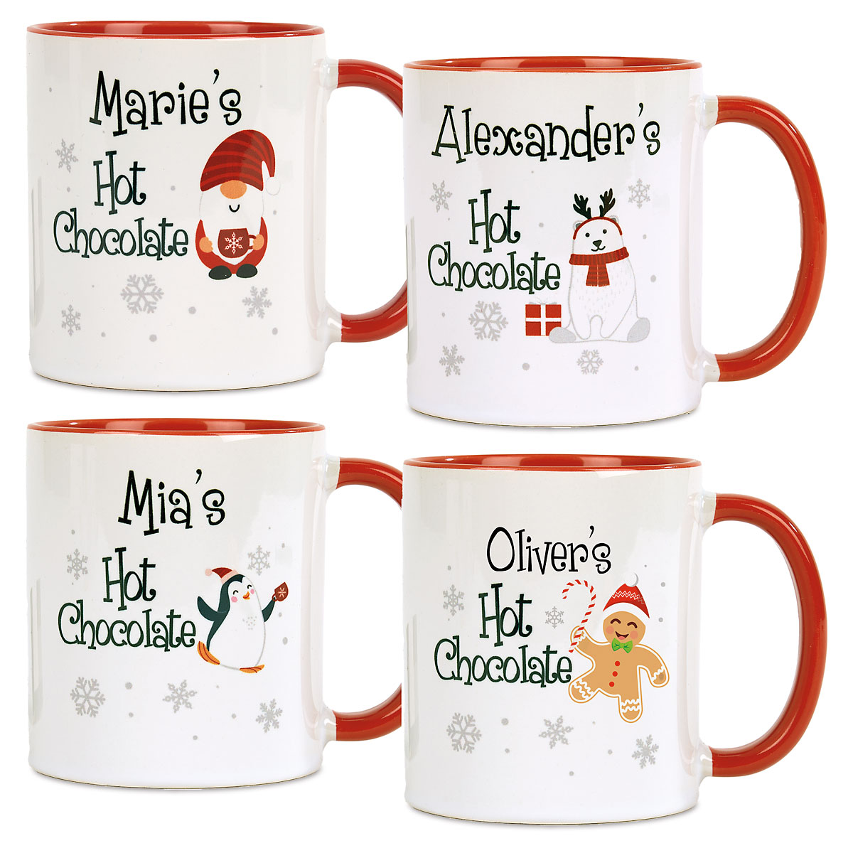 Image of Hot Chocolate Personalized Mugs