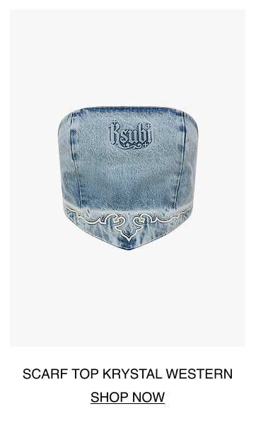 SCARF TOP KRYSTAL WESTERN