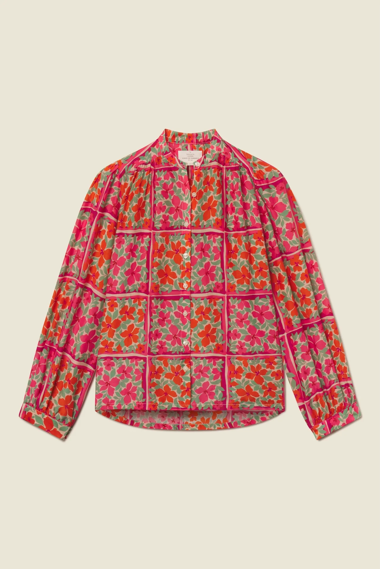 Image of Clara Blouse Botanic Tile