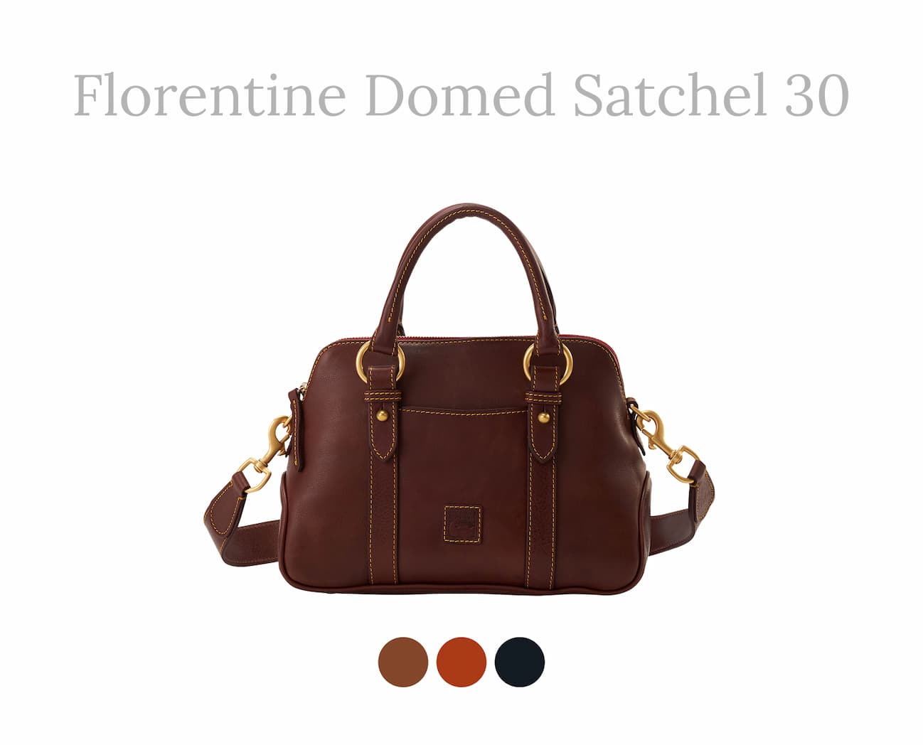 Florentine Domed Satchel 30