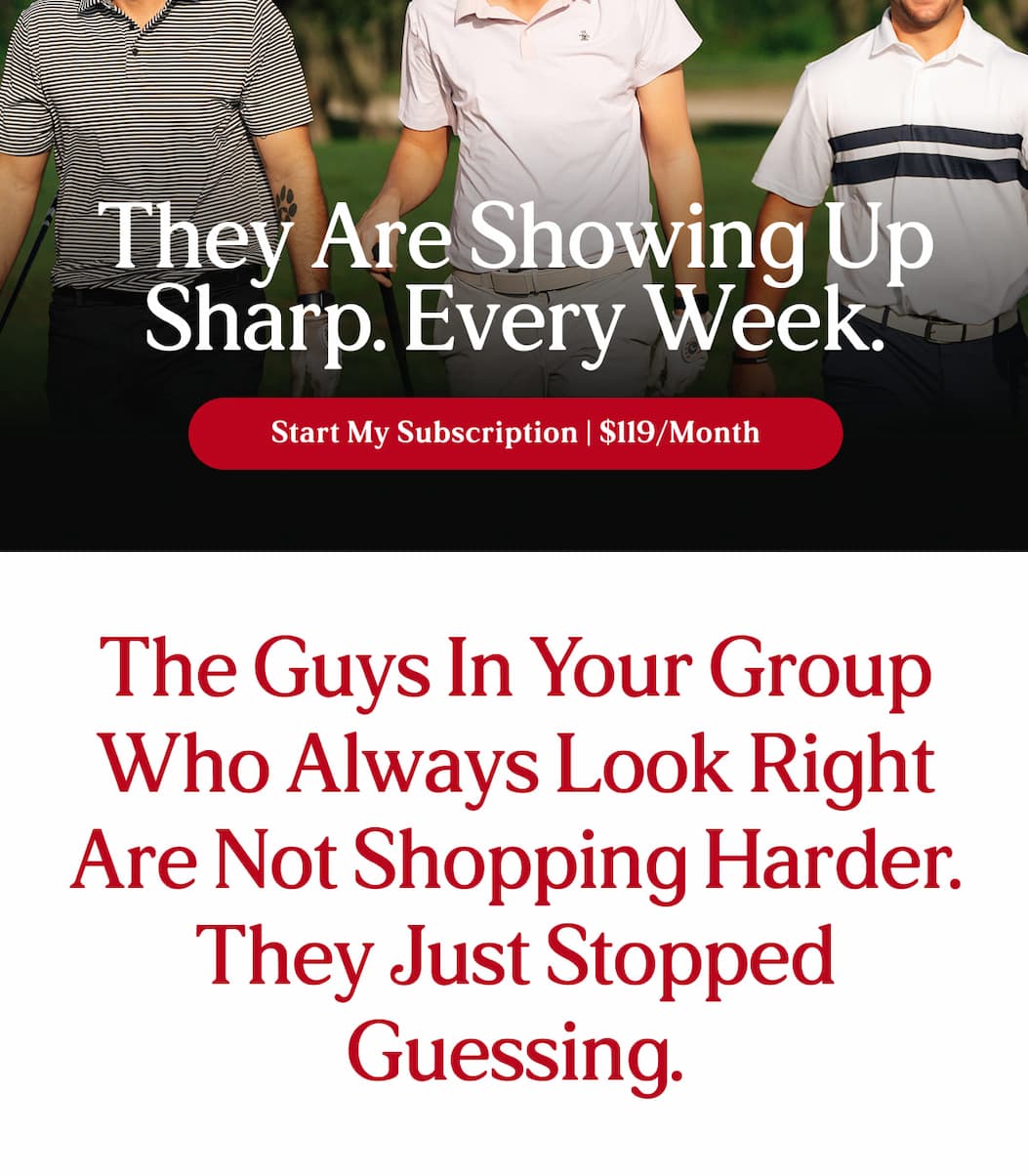 They are showing up sharp. Every week.