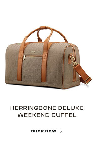 Herringbone Deluxe Weekend Duffel
