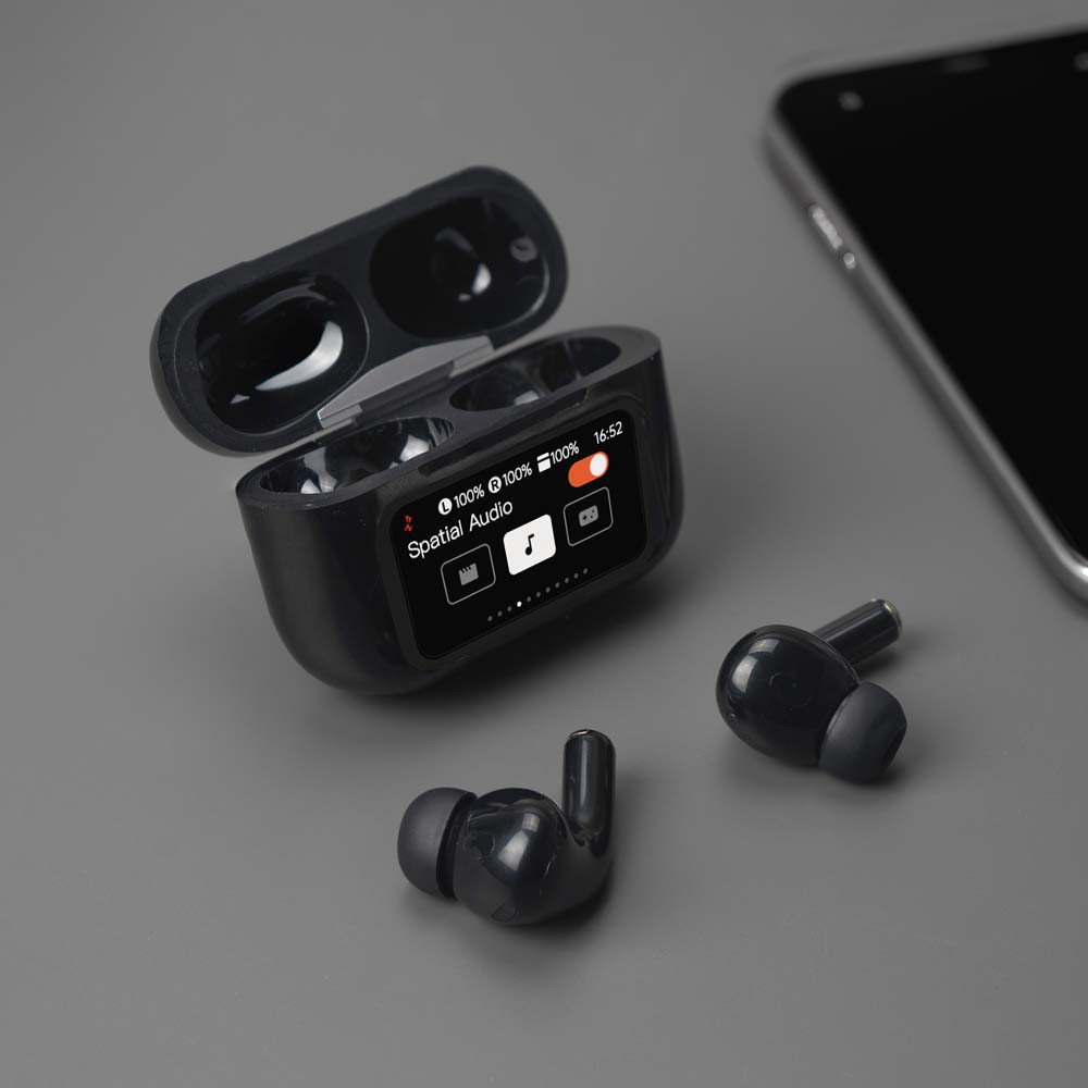 RED5 ANC EB10 Wireless Earbuds with Touch Screen Case Black