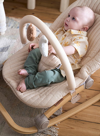 Baby Bouncer with Arch, Babydream - ecru