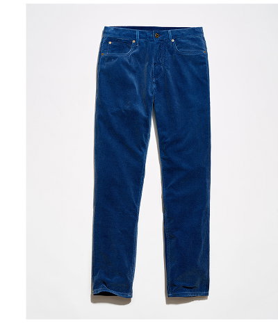 Indigo Corduroy Cochran Pant