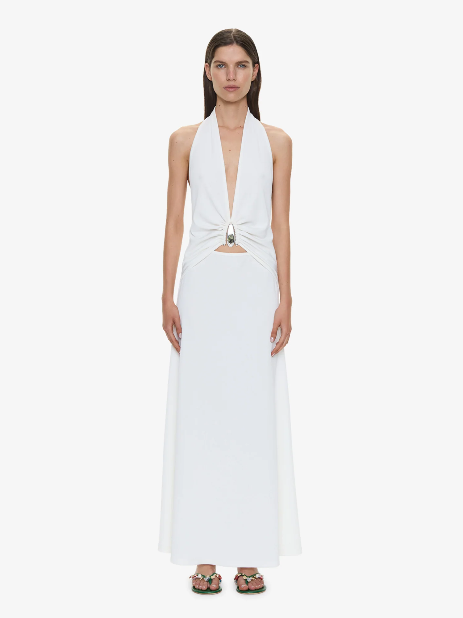Image of Crystal Pendant Tank Dress
