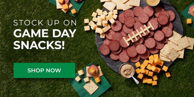 Shop snacks for game day