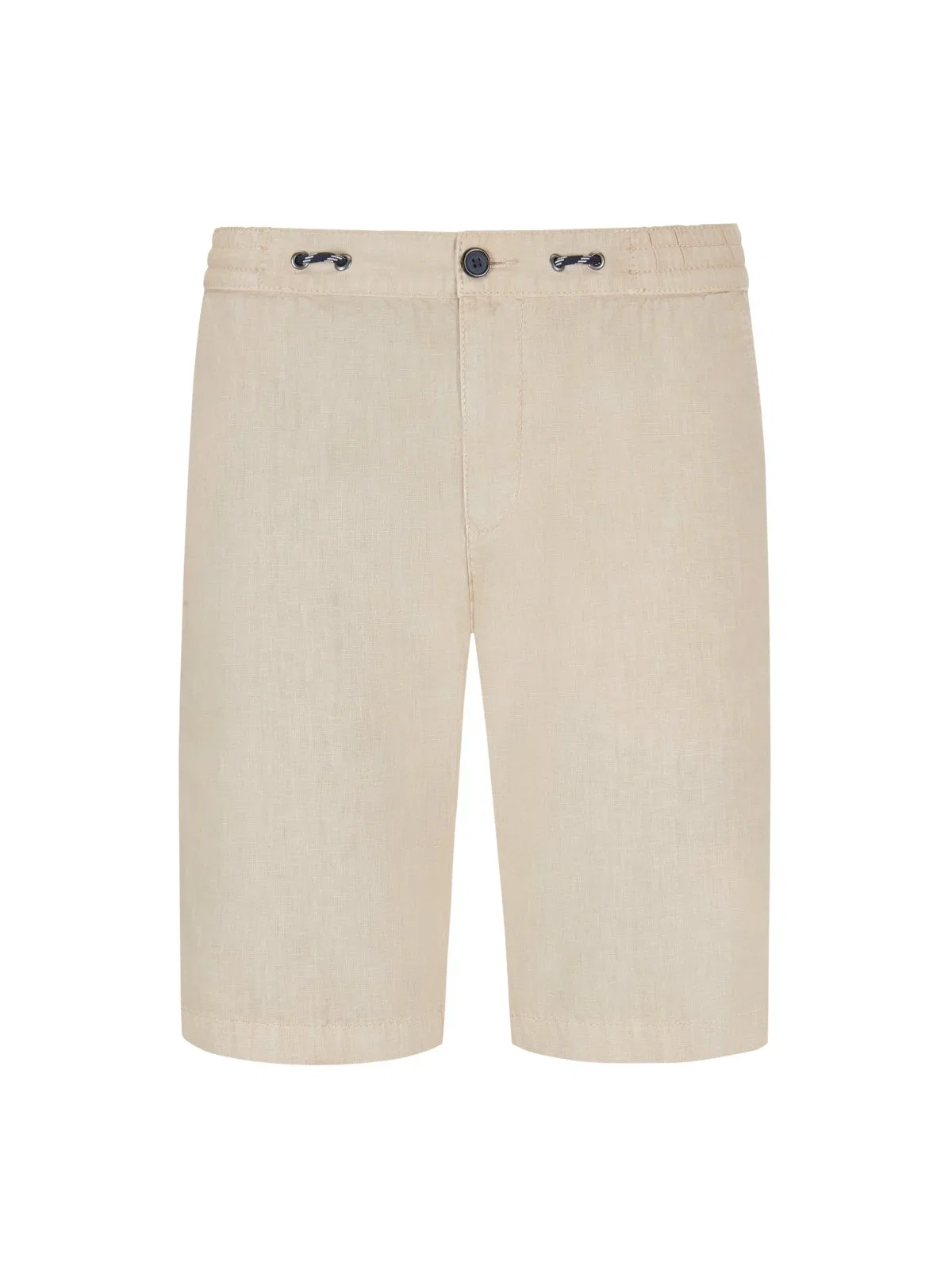 Lightweight shorts made from a linen-cotton blend
