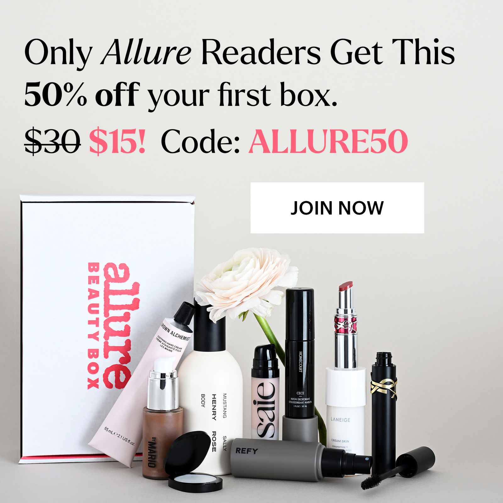 Sign up for Allure's Beauty Box