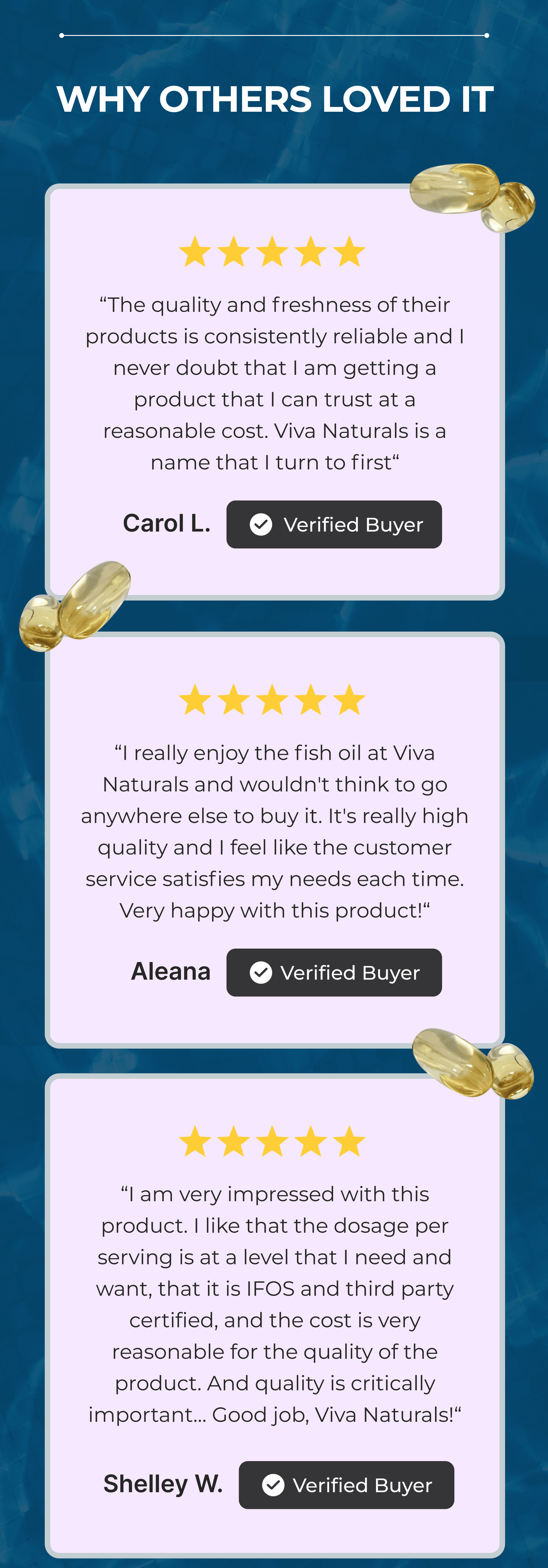 Why others love it - testimonials