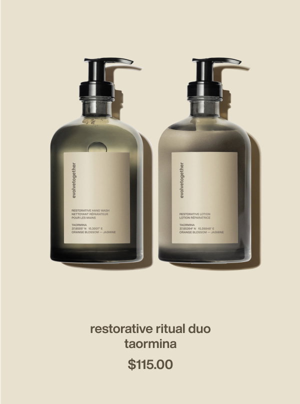 restorative ritual duo | taormina | $115.00