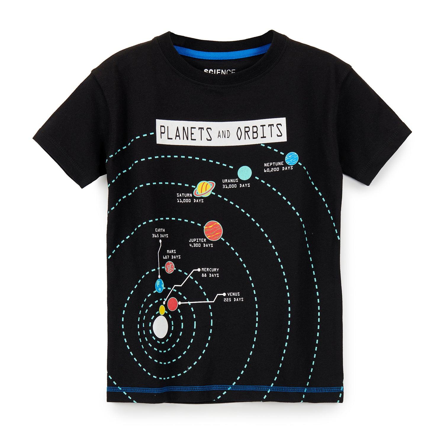 Science Museum Glowing Planets Kids T-Shirt