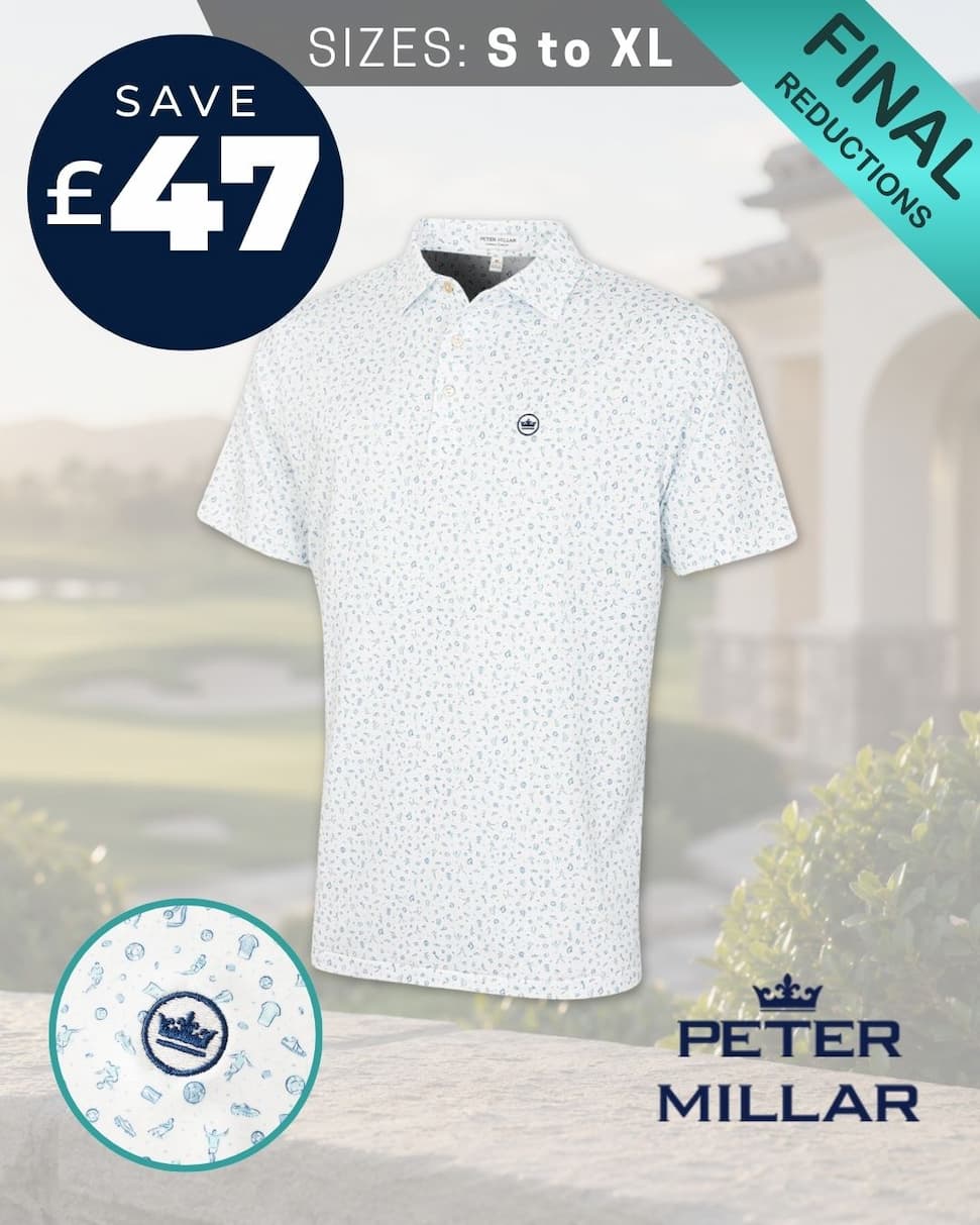 Peter Millar Mens 2026 Goalie Performance Stretch Wicking Golf Polo Shirt