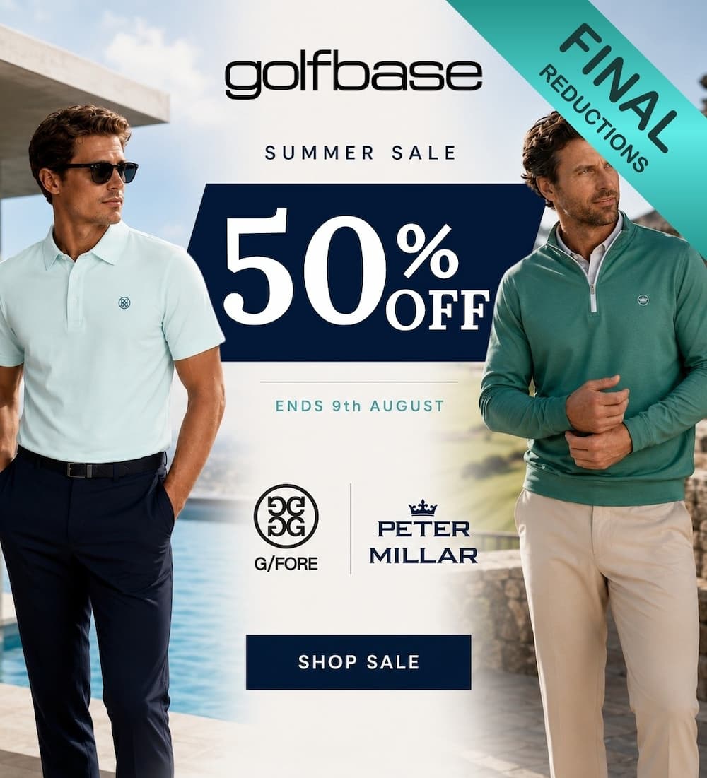 50% Off Peter Millar & G/Fore at Golfbase