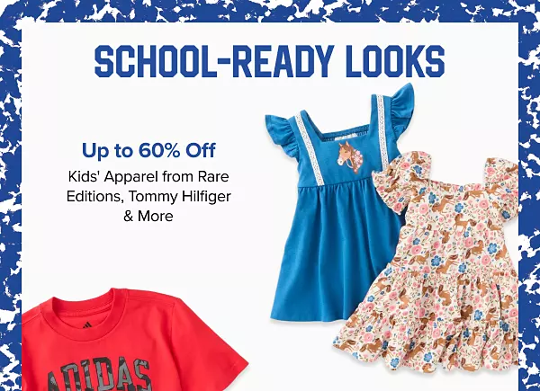School ready looks. Up to 60% off kids apparel from Rare Editions, Tommy Hilfiger and more. Shop now. Two kids dresses.