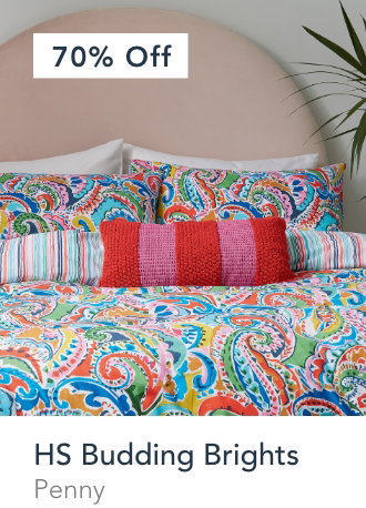 Save 70% HS Budding Brights Penny Bedding in Multi