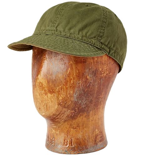 RRL by Ralph Lauren Herringbone Twill Service Cap - Khaki
