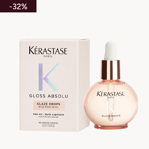 Kérastase  Gloss Absolu Glaze  Drops Hair Oil with Wild Rose