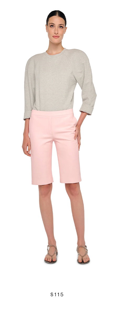FLAT FRONT BERMUDA SHORT