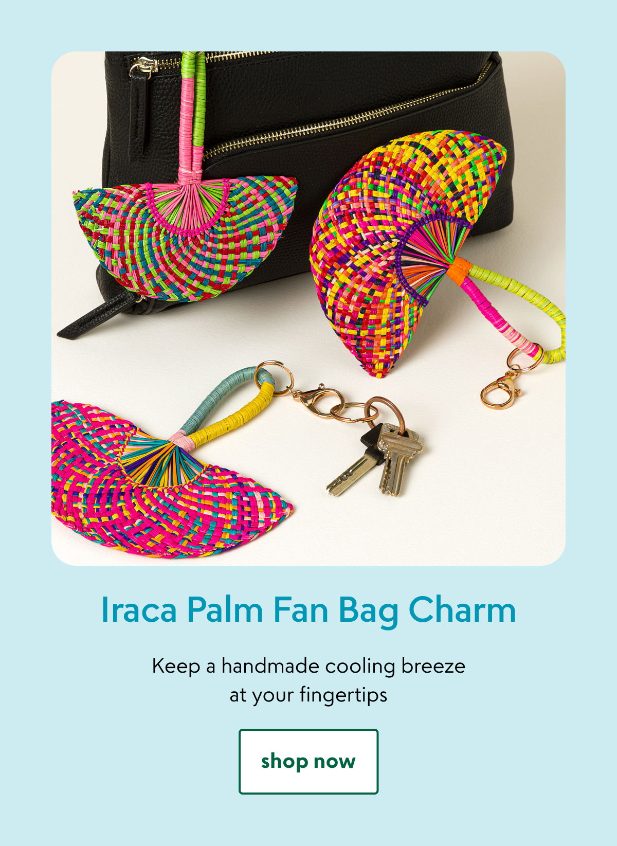 iraca-palm-fan-bag-charm