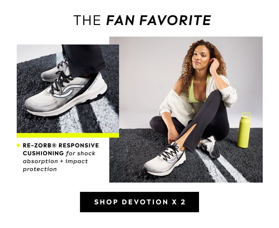 The Fan Favorite | Re-zor13® Responsive Cushioning For Shock Absorption + Impact Protection | Shop Devotion X 2