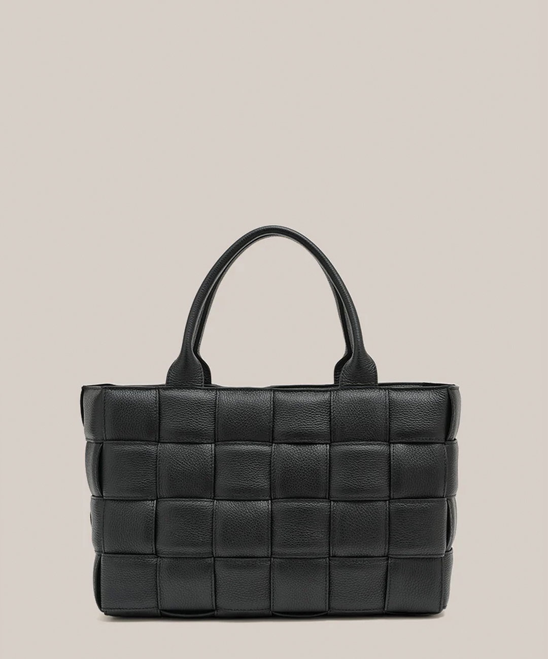 Margot XL Black Woven Tote
