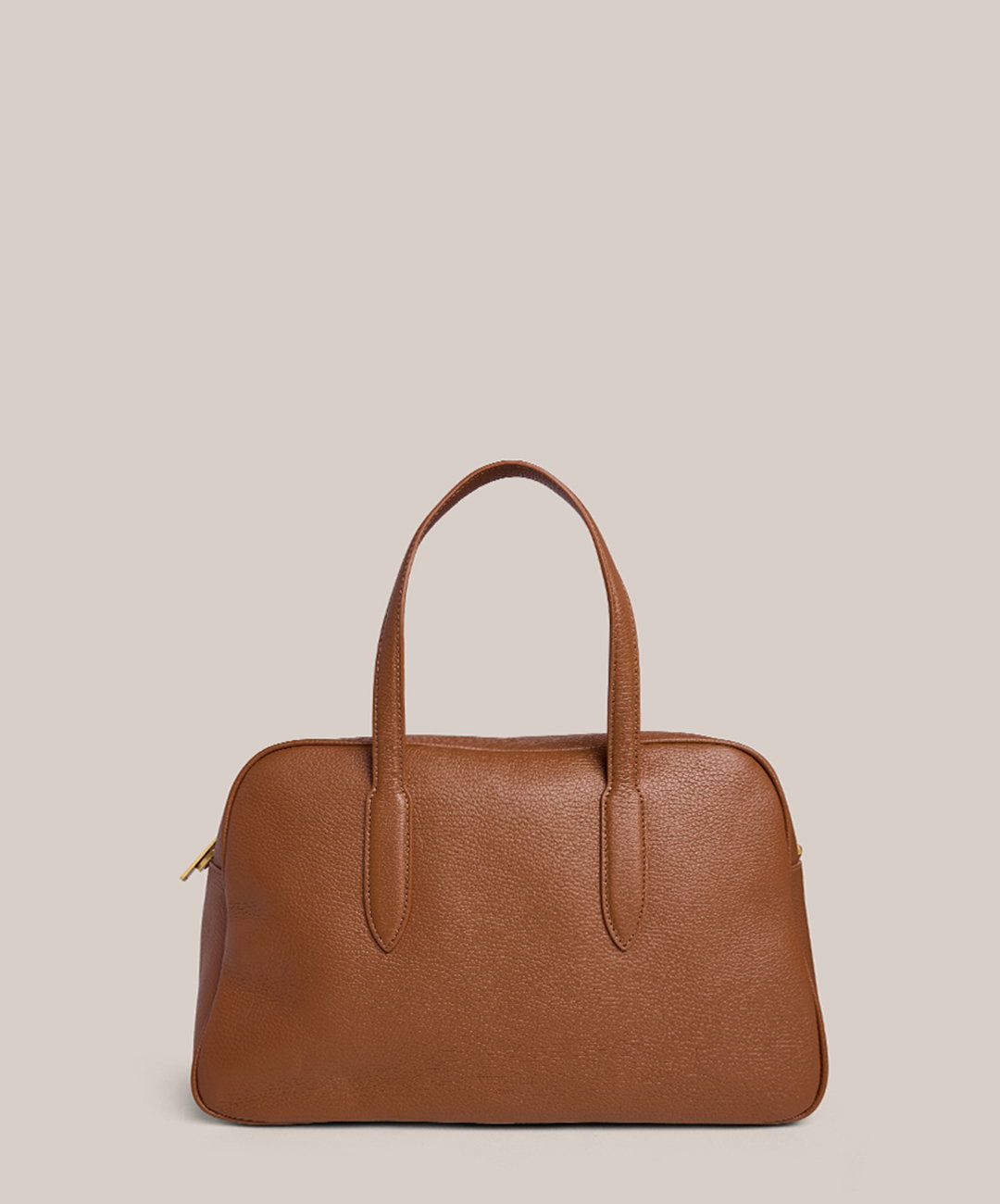 Vera Cognac Medium Bowler Bag