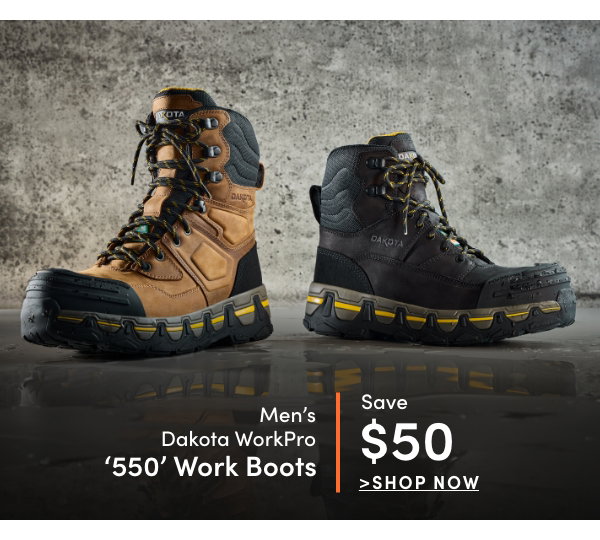Men's Dakota WorkPro '550' Work Boots Save $50