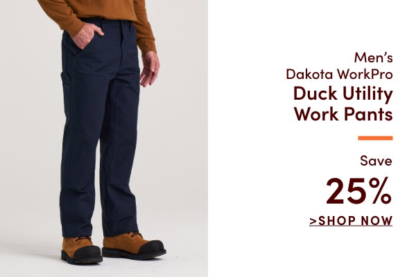 Men's Dakota WorkPro Duck Utility Work Pants Save 25%