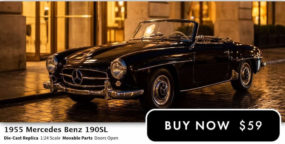 1955 Mercedes Benz 190SL
