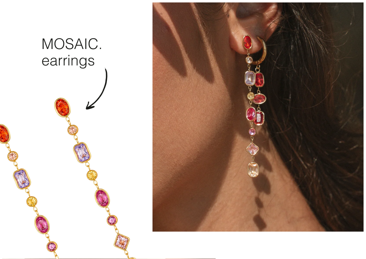 MOSAIC. Earrings