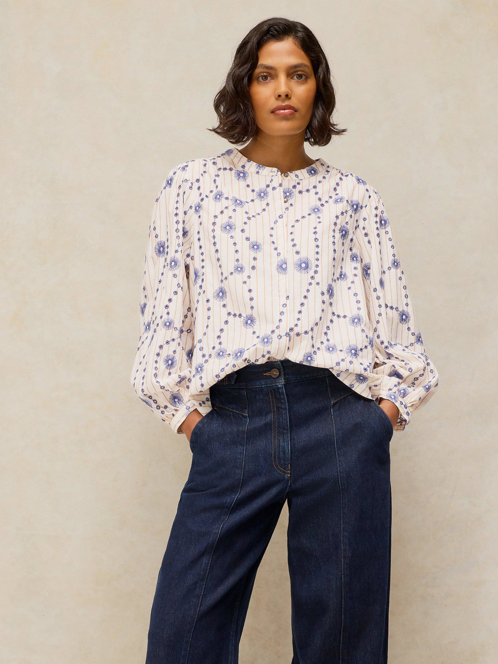 Shop Lana Embroidered Shirt