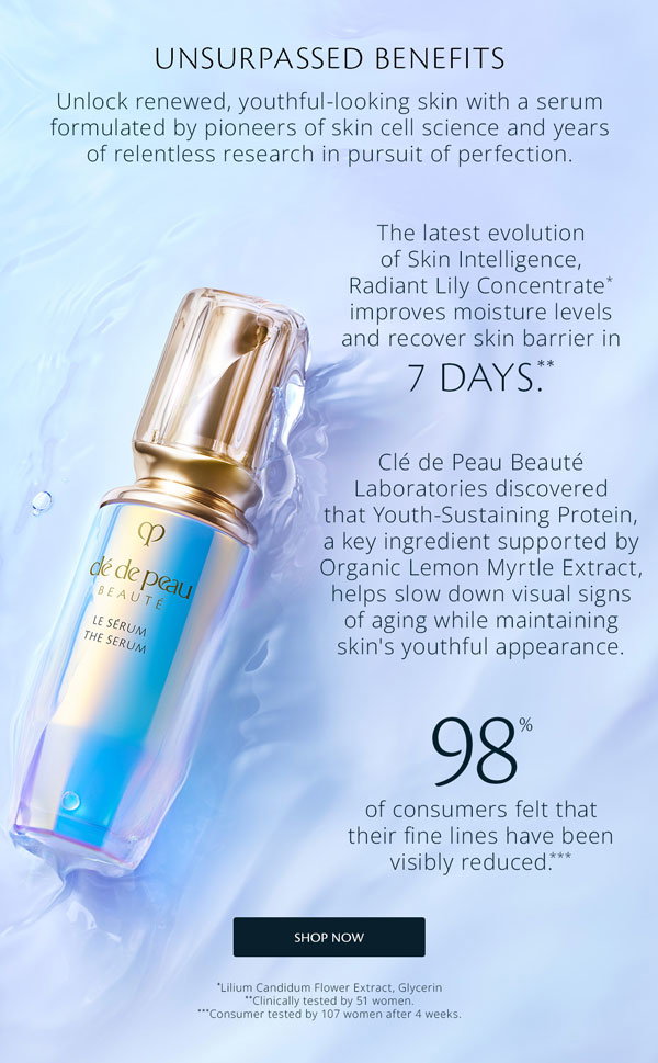 Unsurpassed Benefits.