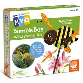 Make Your Own Bumble Bee Wind Spinner Craft Kit