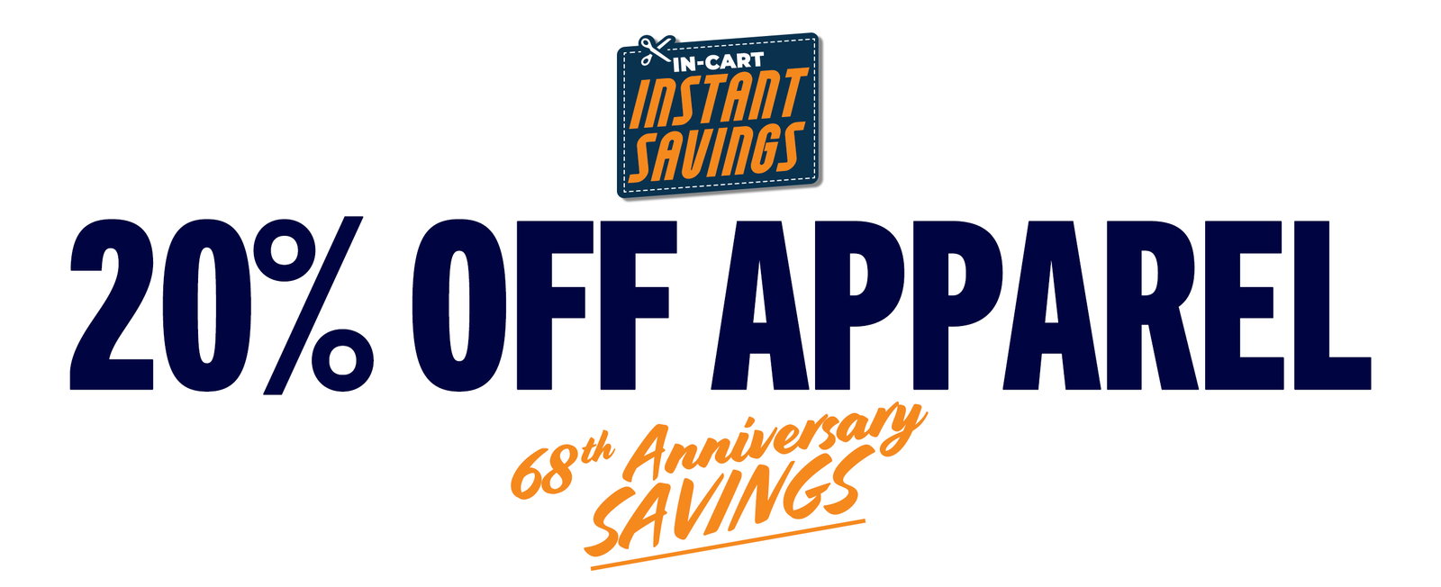 Apparel Coupons | Anniversary Instant Savings
