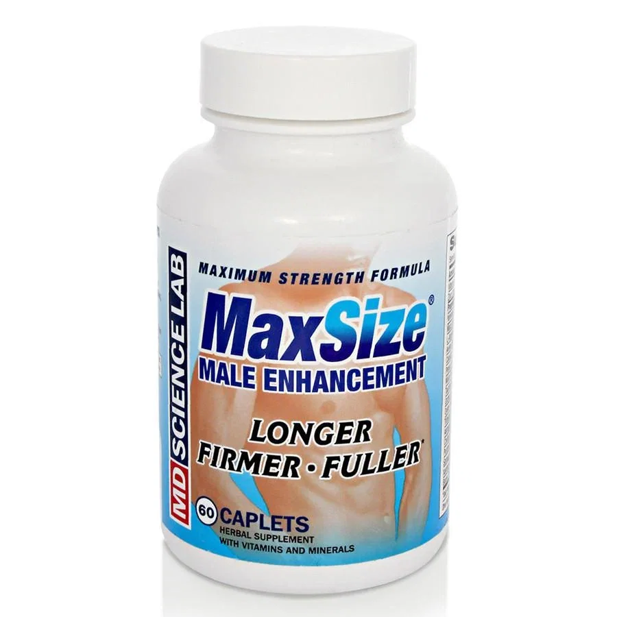 Image of Max Size Male Enhancement and Enlargement Herbal Vitamin by MD Science Labs